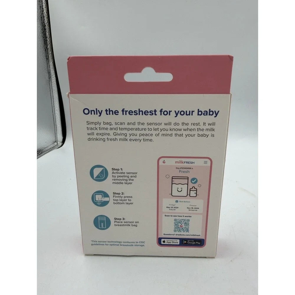 Dr Talbot's Mom MilkFresh Breastmilk Freshness Sensors 4 boxes (192 Sensors) NEW